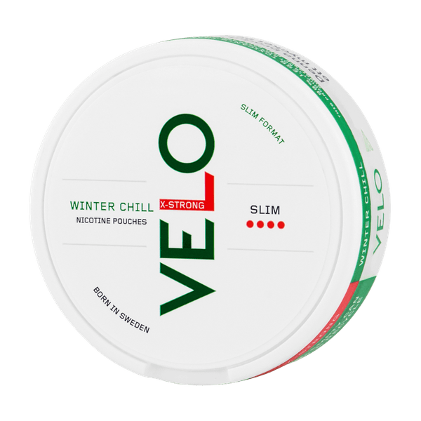 VELO Winter Chill X-Strong Slim nikotiinipadjad