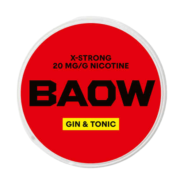 BAOW Gin & Tonic X-strong nikotiinipadjad